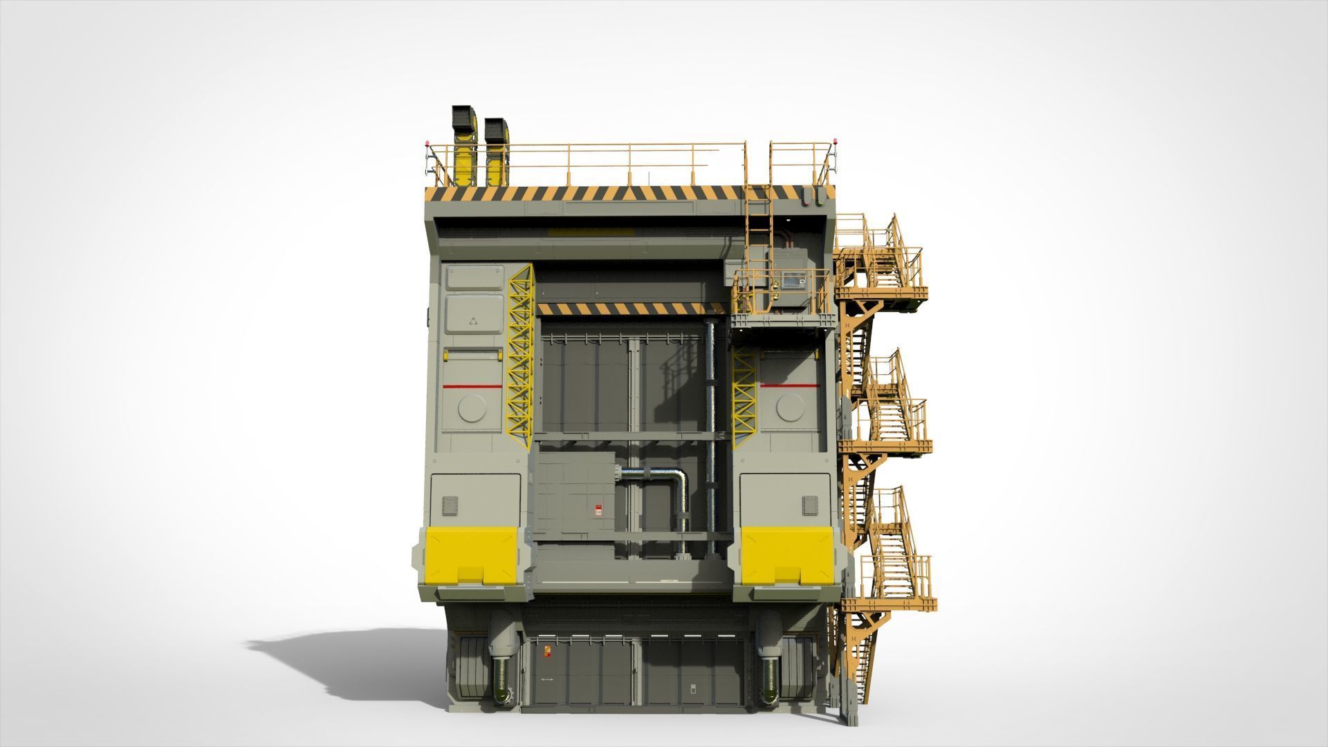 Sci-fi architecture 12 3D model_6