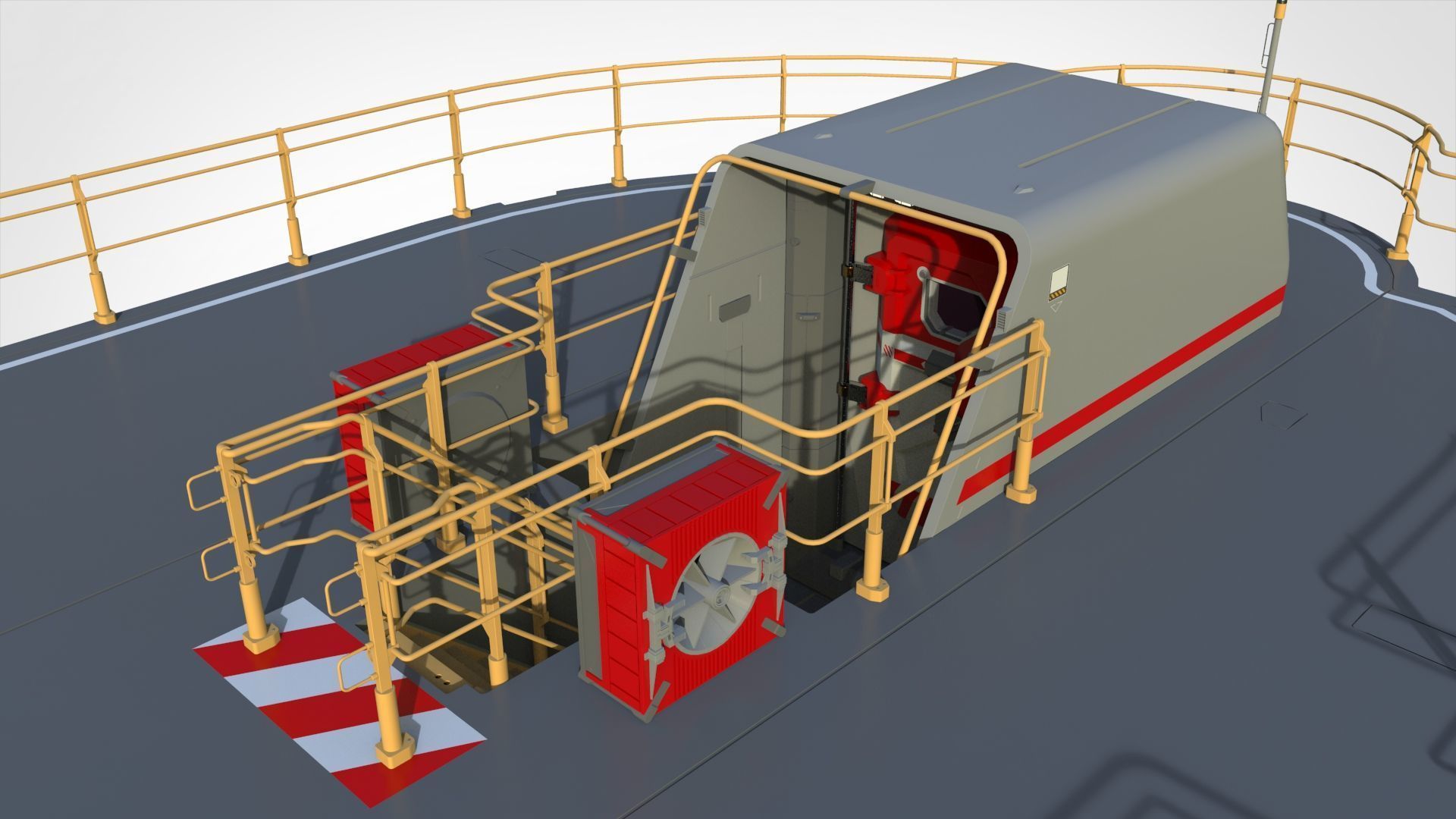 Sci-fi architecture 12 3D model_27