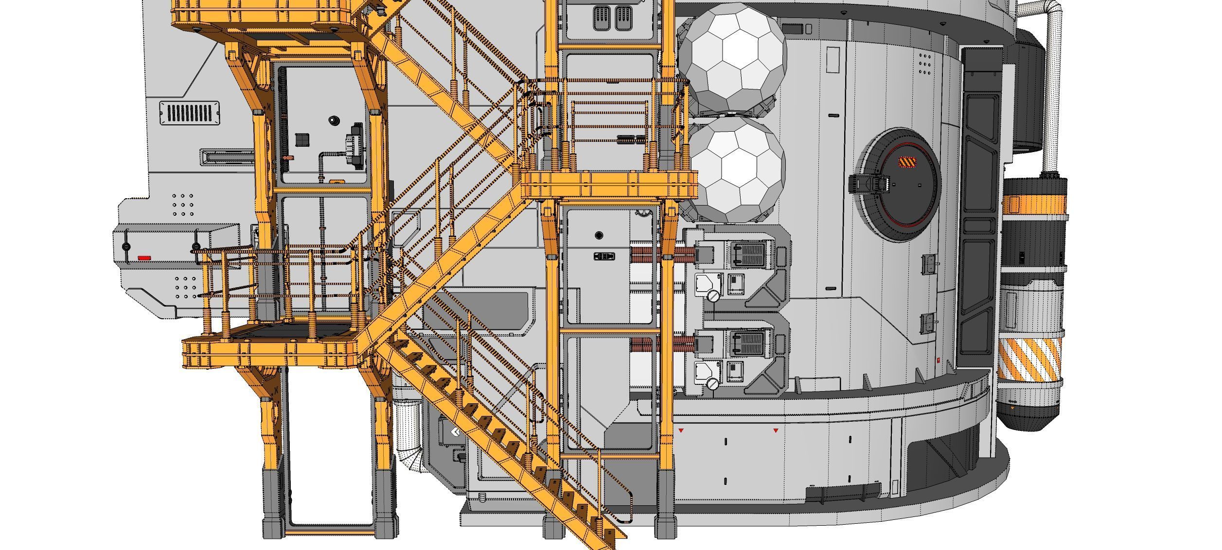 Sci-fi architecture 12 3D model_39