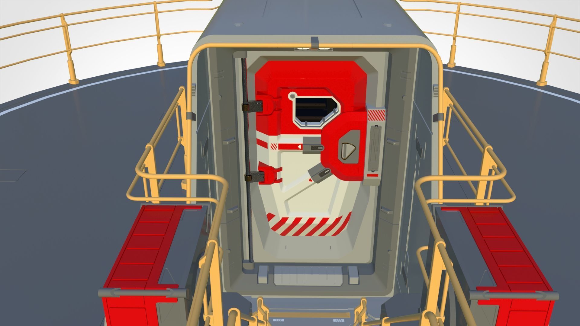 Sci-fi architecture 12 3D model_29