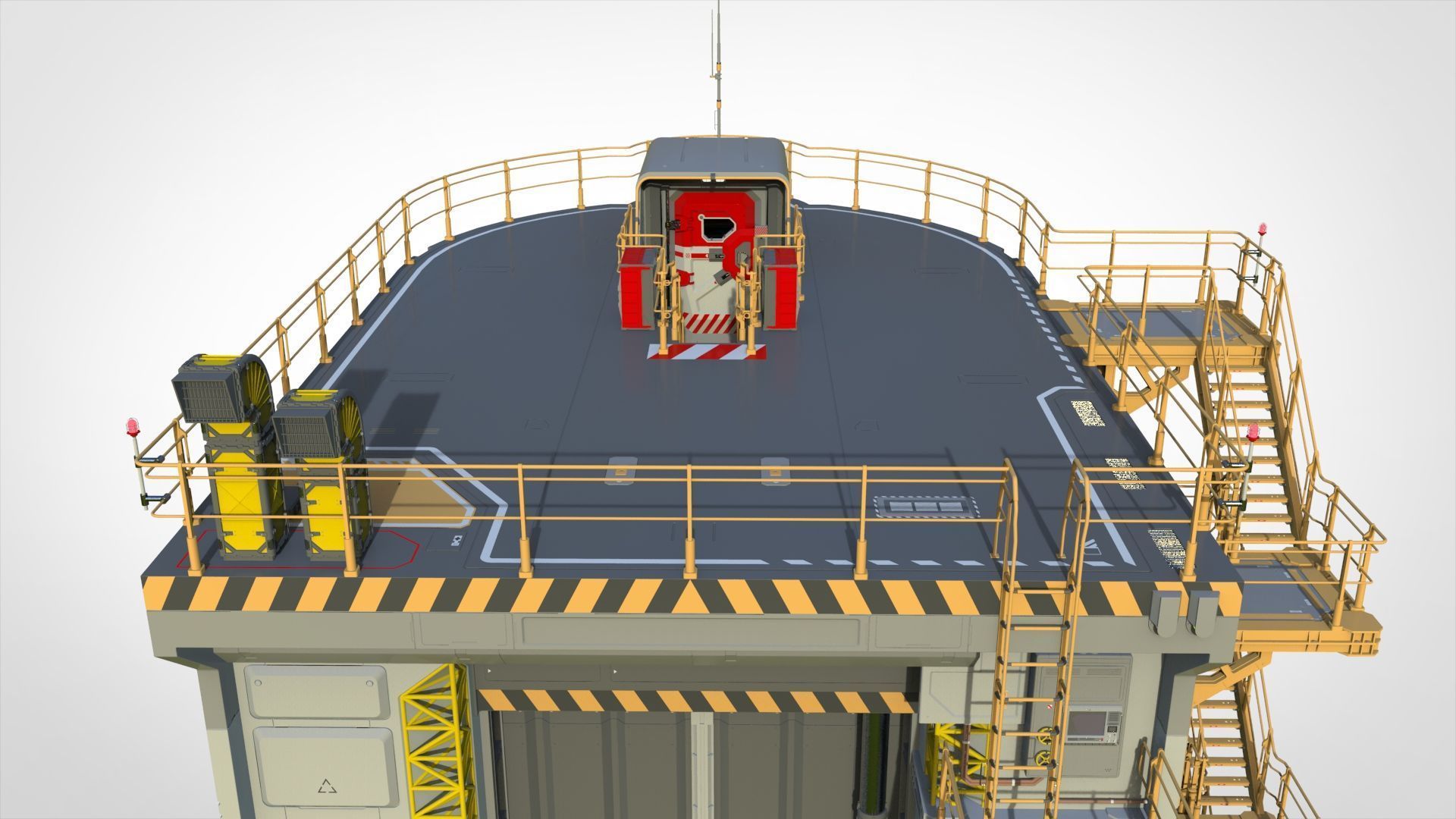 Sci-fi architecture 12 3D model_33