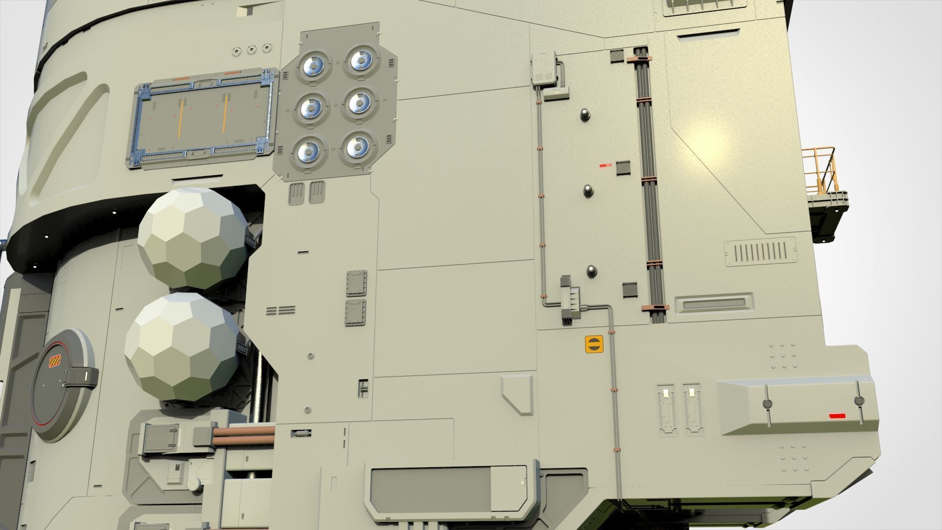 Sci-fi architecture 12 3D model_21