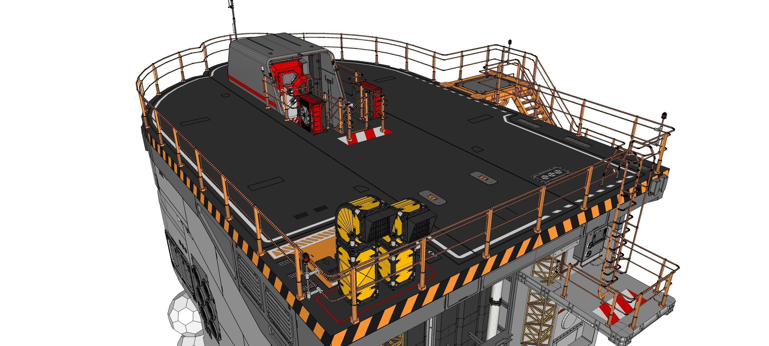 Sci-fi architecture 12 3D model_46