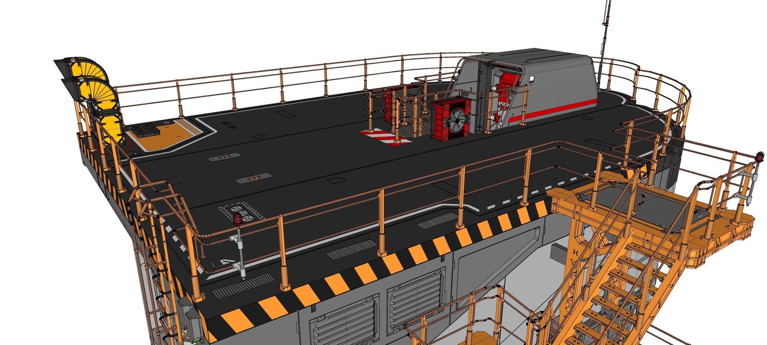 Sci-fi architecture 12 3D model_47
