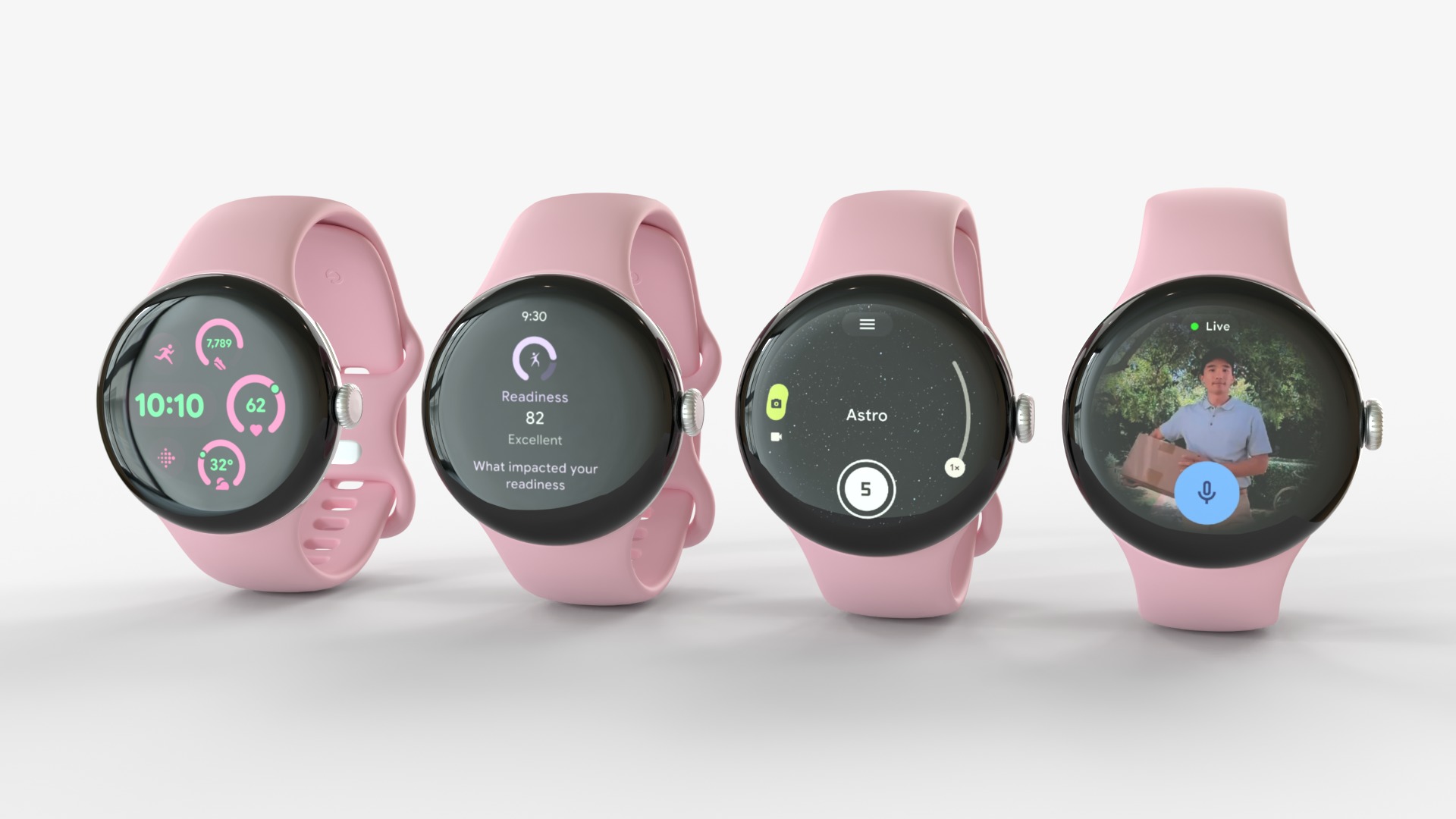 Pixel Watch 3 41MM and 45MM Rose 3D model_3