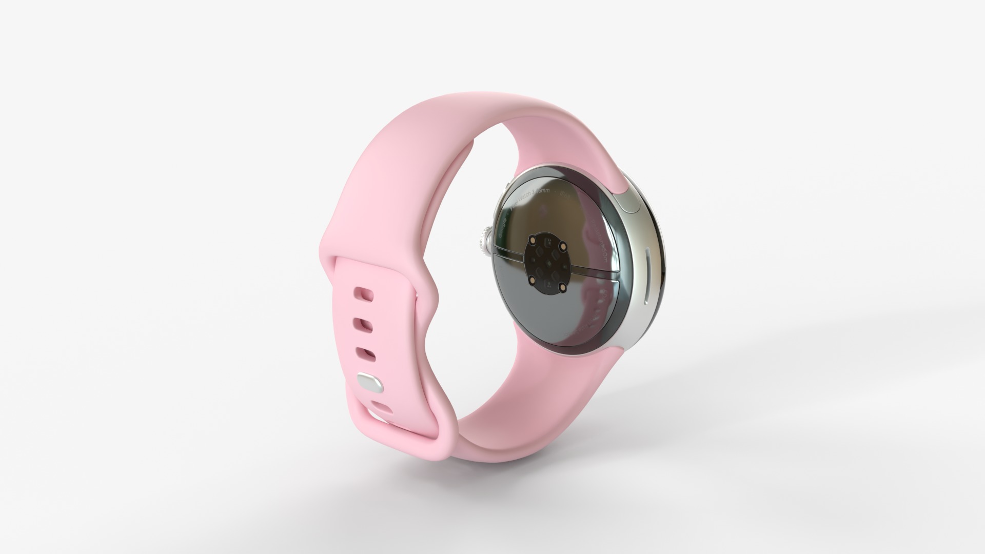 Pixel Watch 3 41MM and 45MM Rose 3D model_4