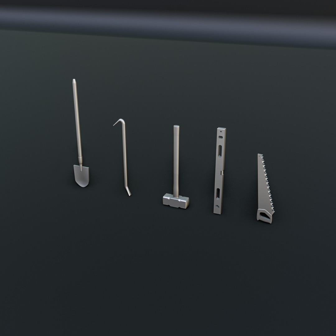 Construction Works Diorama Pack 3D print model_8