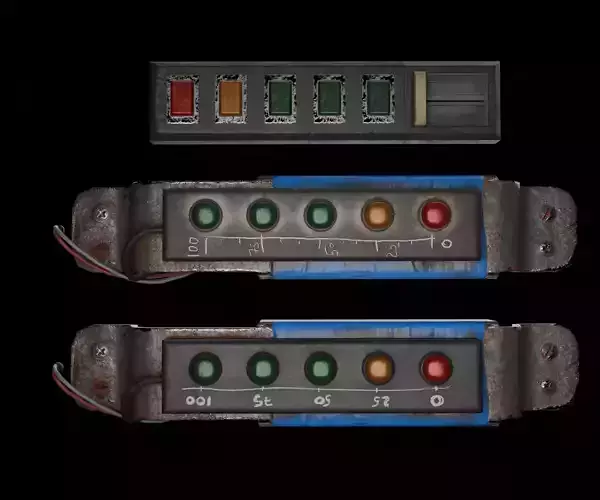 Set of charging indicators
