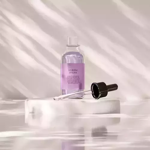 Dropper bottle - Oil Bottle - 3D Product Mockup - Blender 4