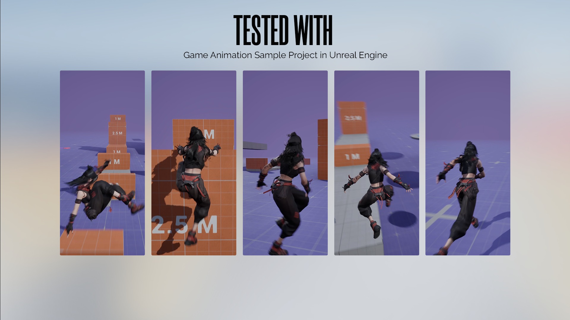 Cyberpunk Ninja Girl Vex - Game Ready Low-poly 3D model_13