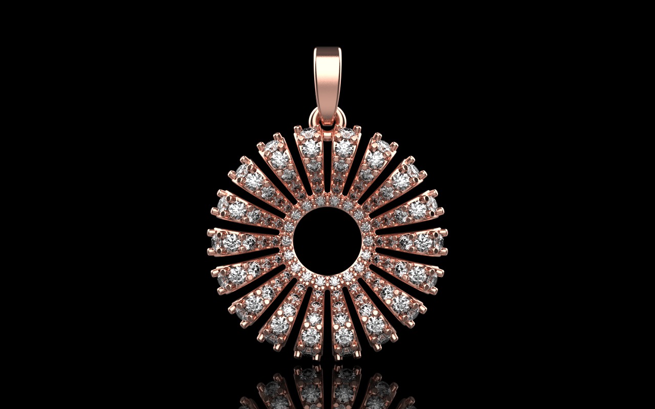 Palm pendant model 940 3D print model_11