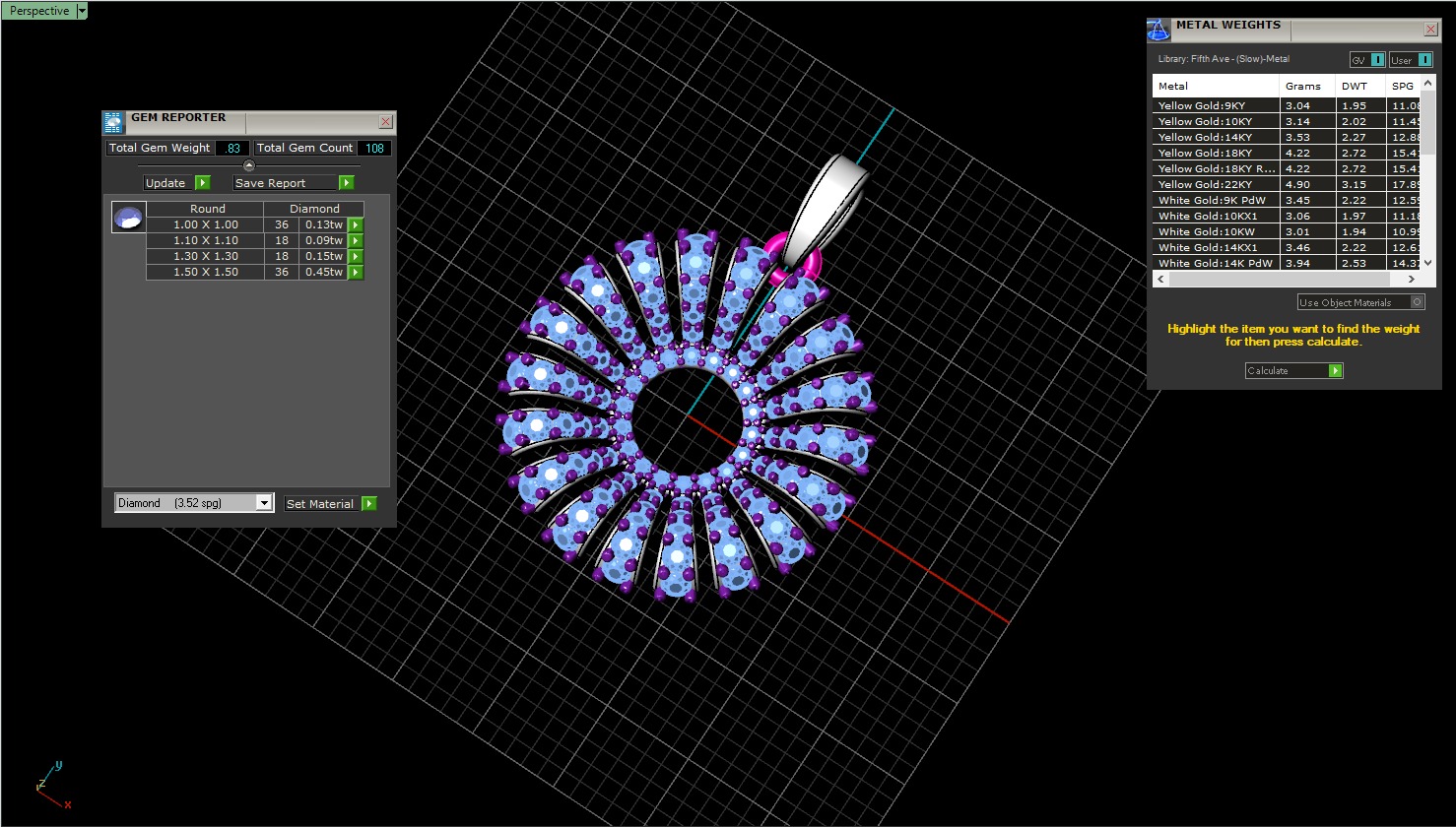 Palm pendant model 940 3D print model_3