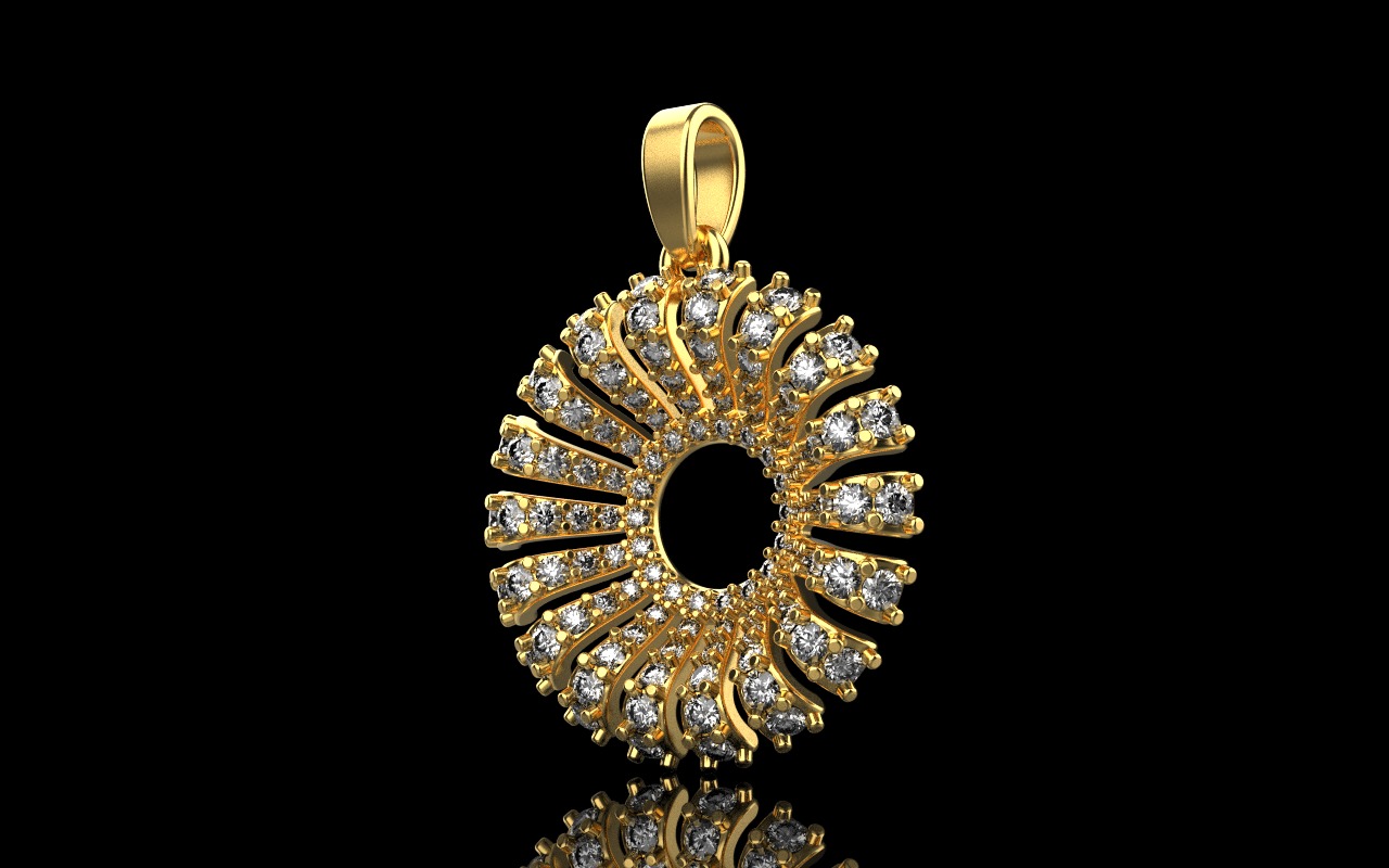 Palm pendant model 940 3D print model_21