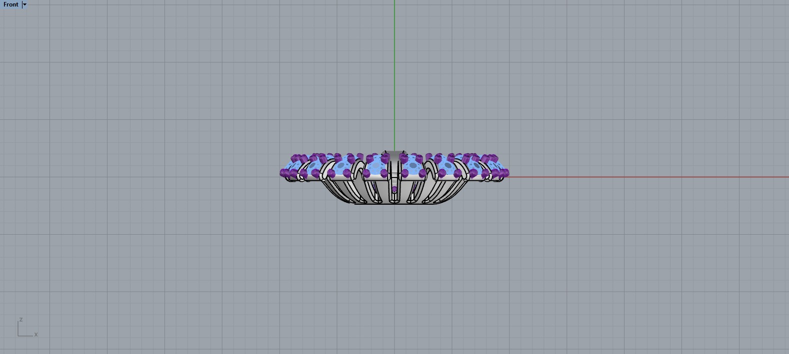 Palm pendant model 940 3D print model_7