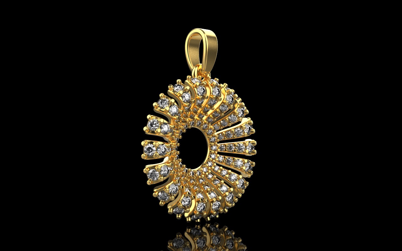 Palm pendant model 940 3D print model_15