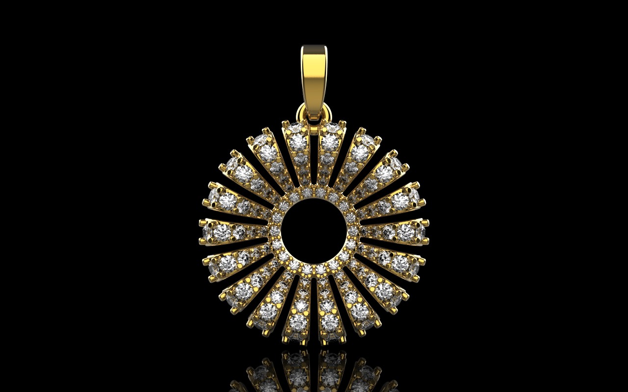 Palm pendant model 940 3D print model_14