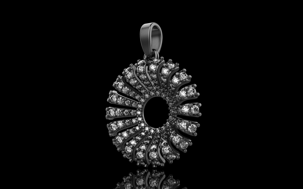 Palm pendant model 940 3D print model_25