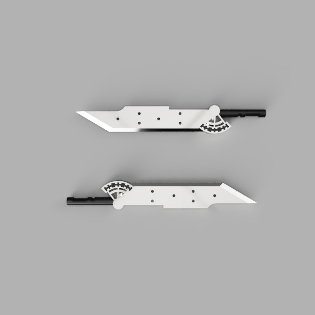 Final Fantasy VII Cloud Strife Fusion Sword 3D model_8