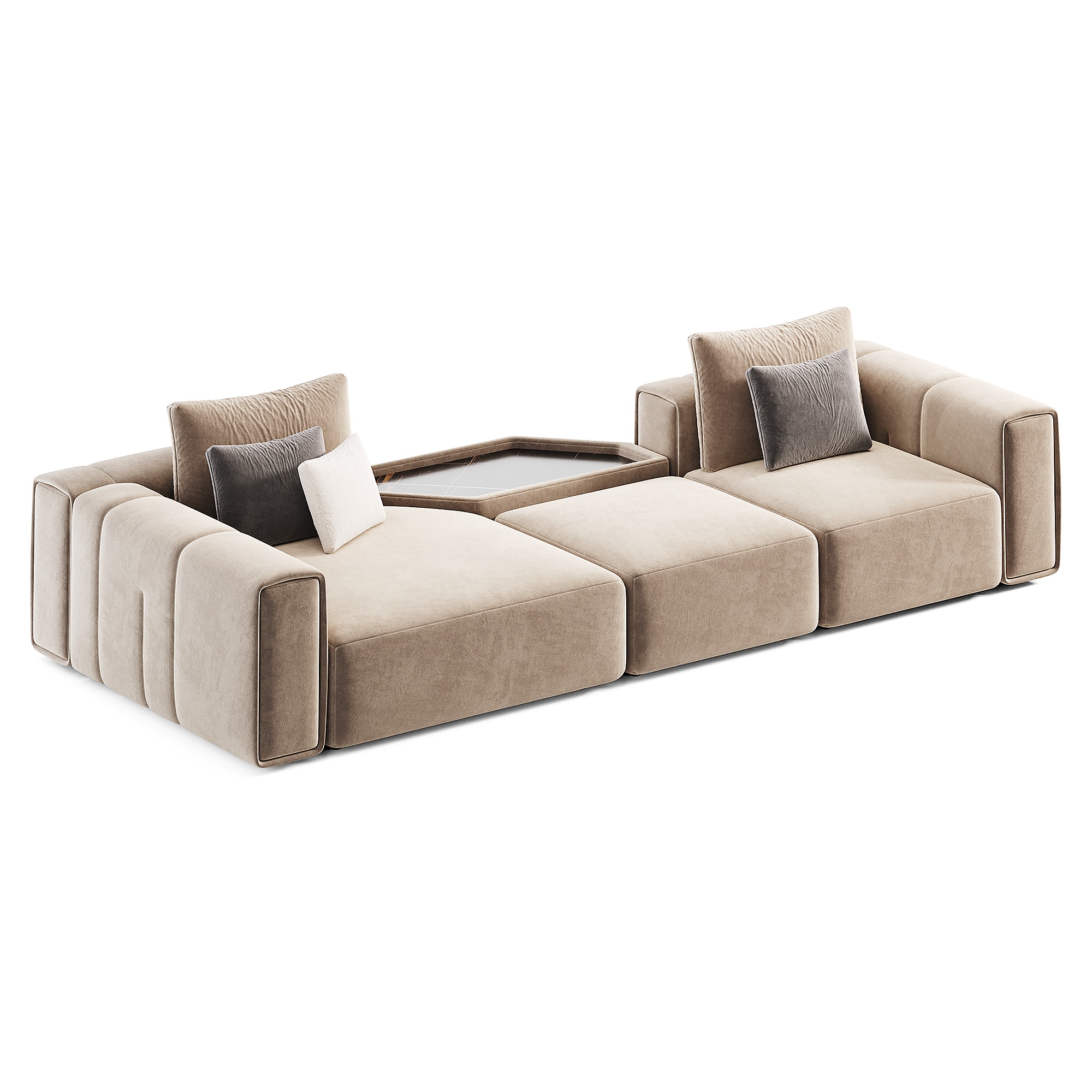 KARPHI By Giorgetti Low-poly 3D model_1