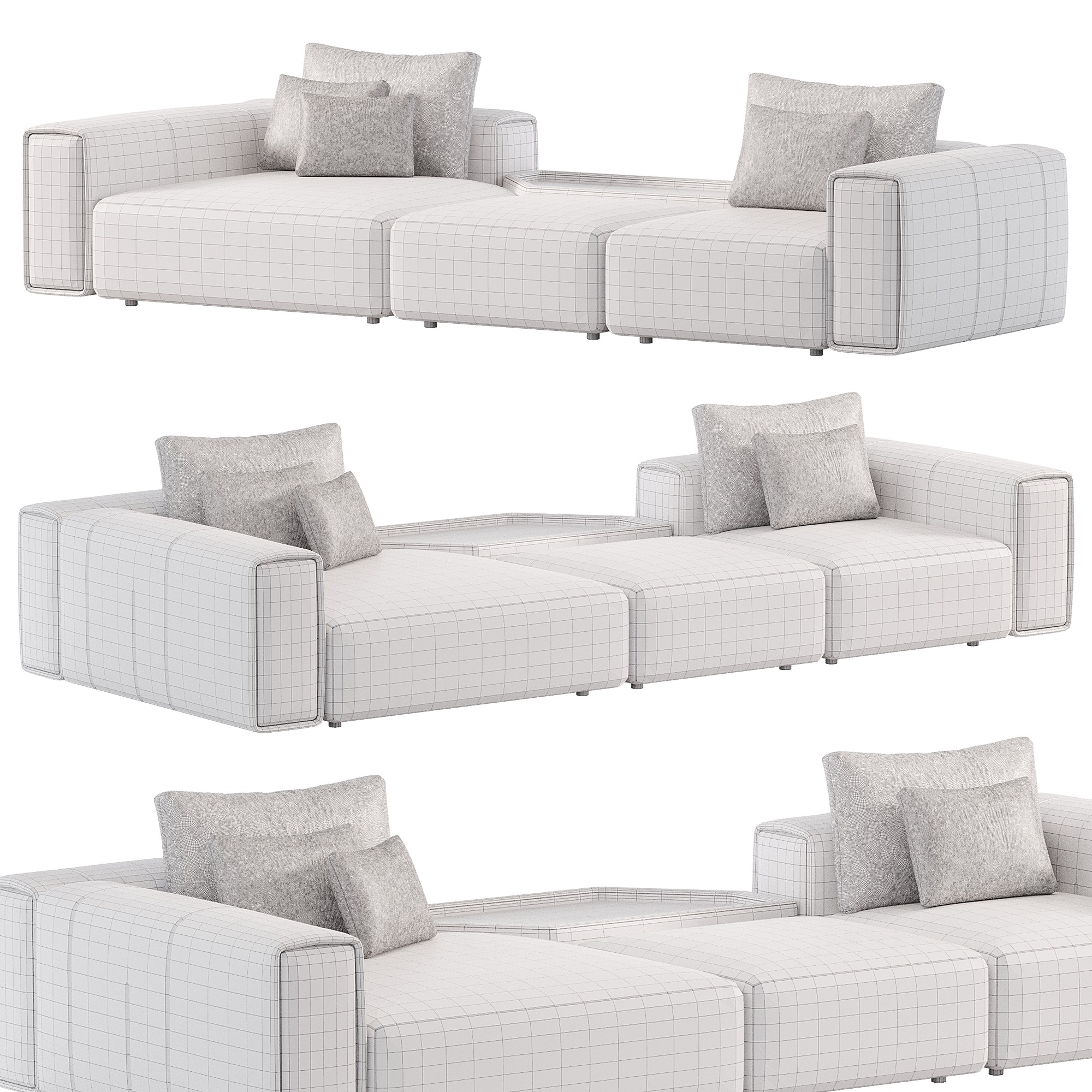 KARPHI By Giorgetti Low-poly 3D model_4