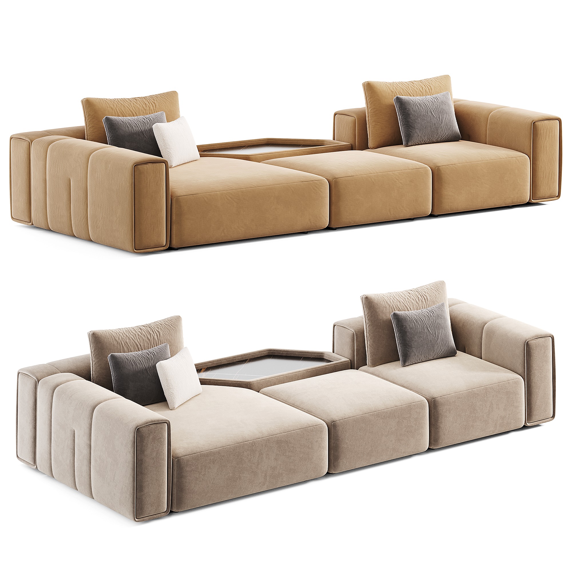 KARPHI By Giorgetti Low-poly 3D model_2