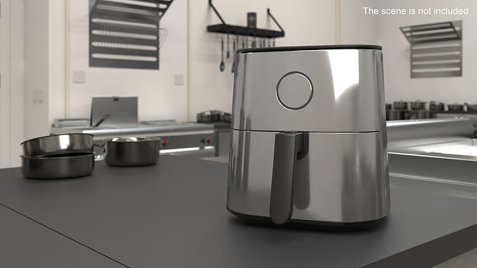 Air Fryer Steel 3D model
