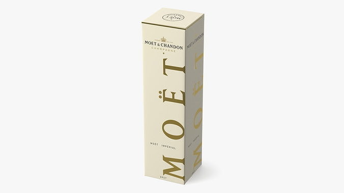 Champagne Box Moet and Chandon Brut Imperial 3D model 5