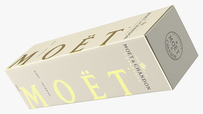 Champagne Box Moet and Chandon Brut Imperial 3D model 7