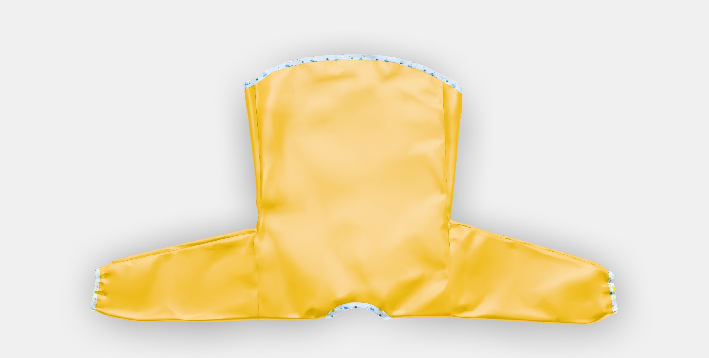 MALA Apron with long sleeves Low-poly 3D model_3