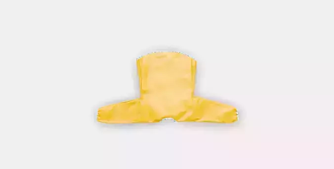 MALA Apron with long sleeves Low-poly 3D model