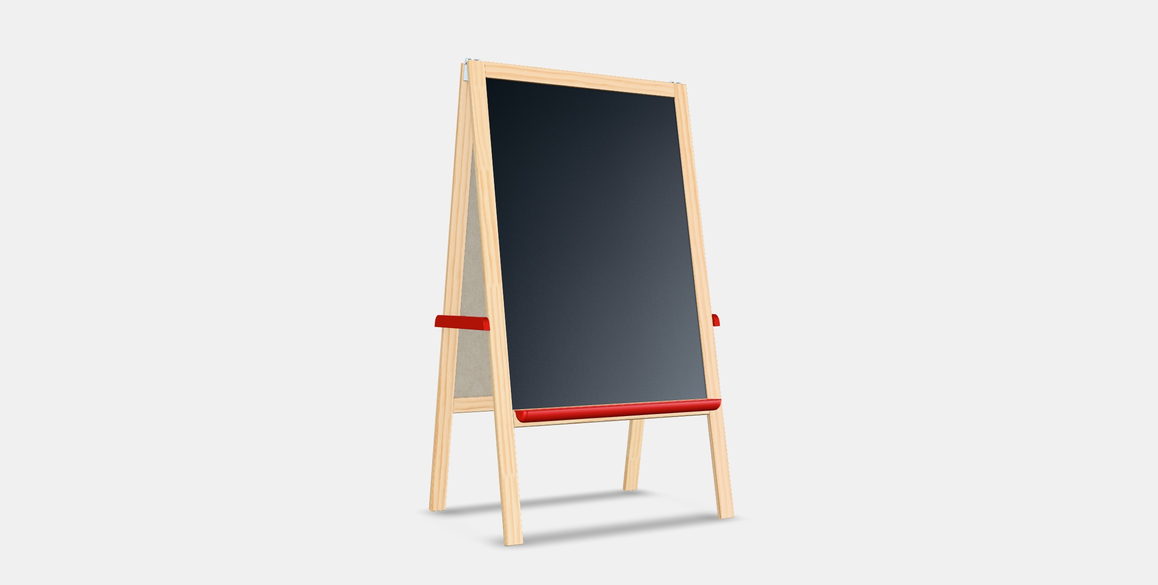 MALA Easel Low-poly 3D model_16