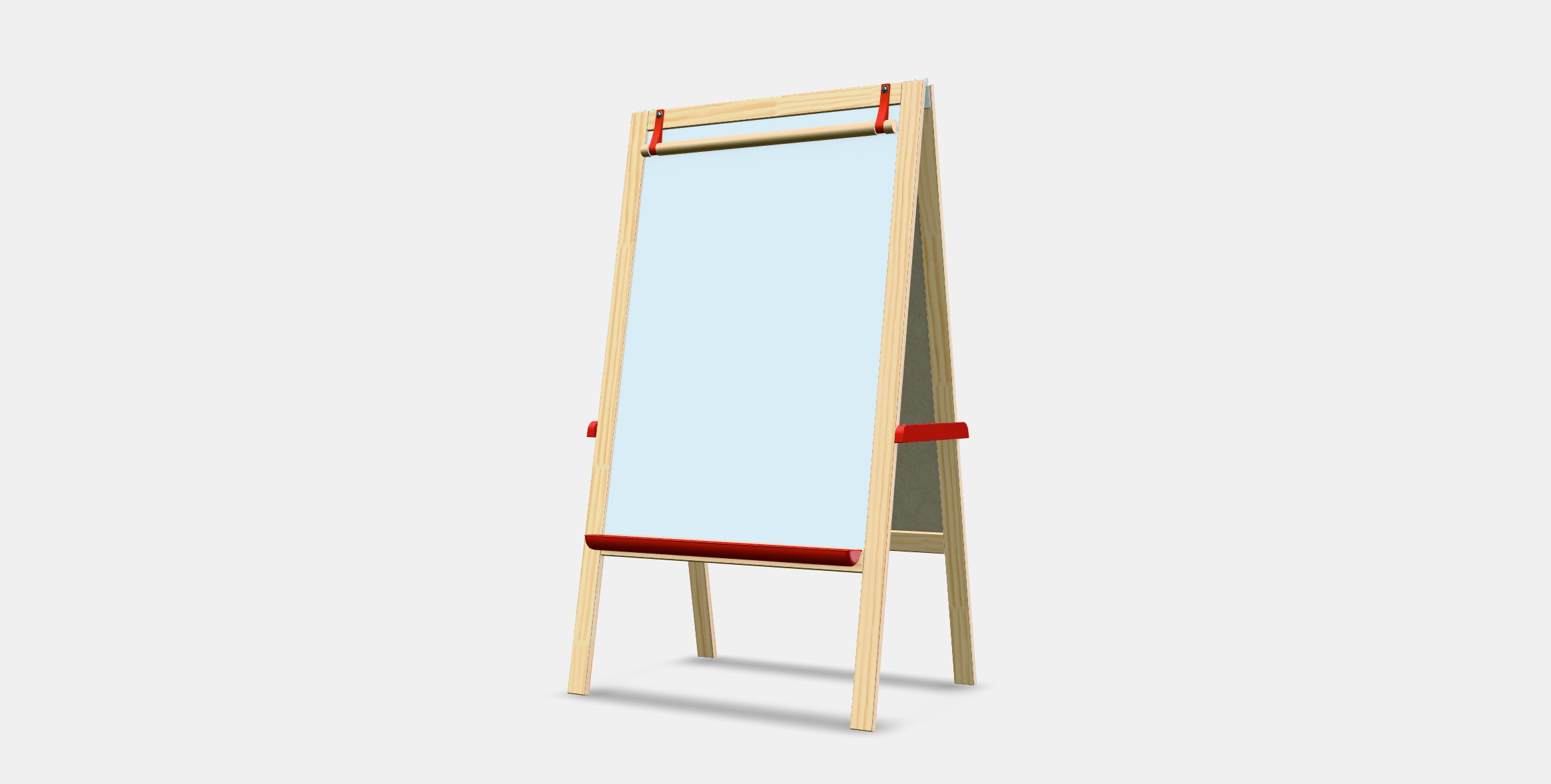 MALA Easel Low-poly 3D model_12