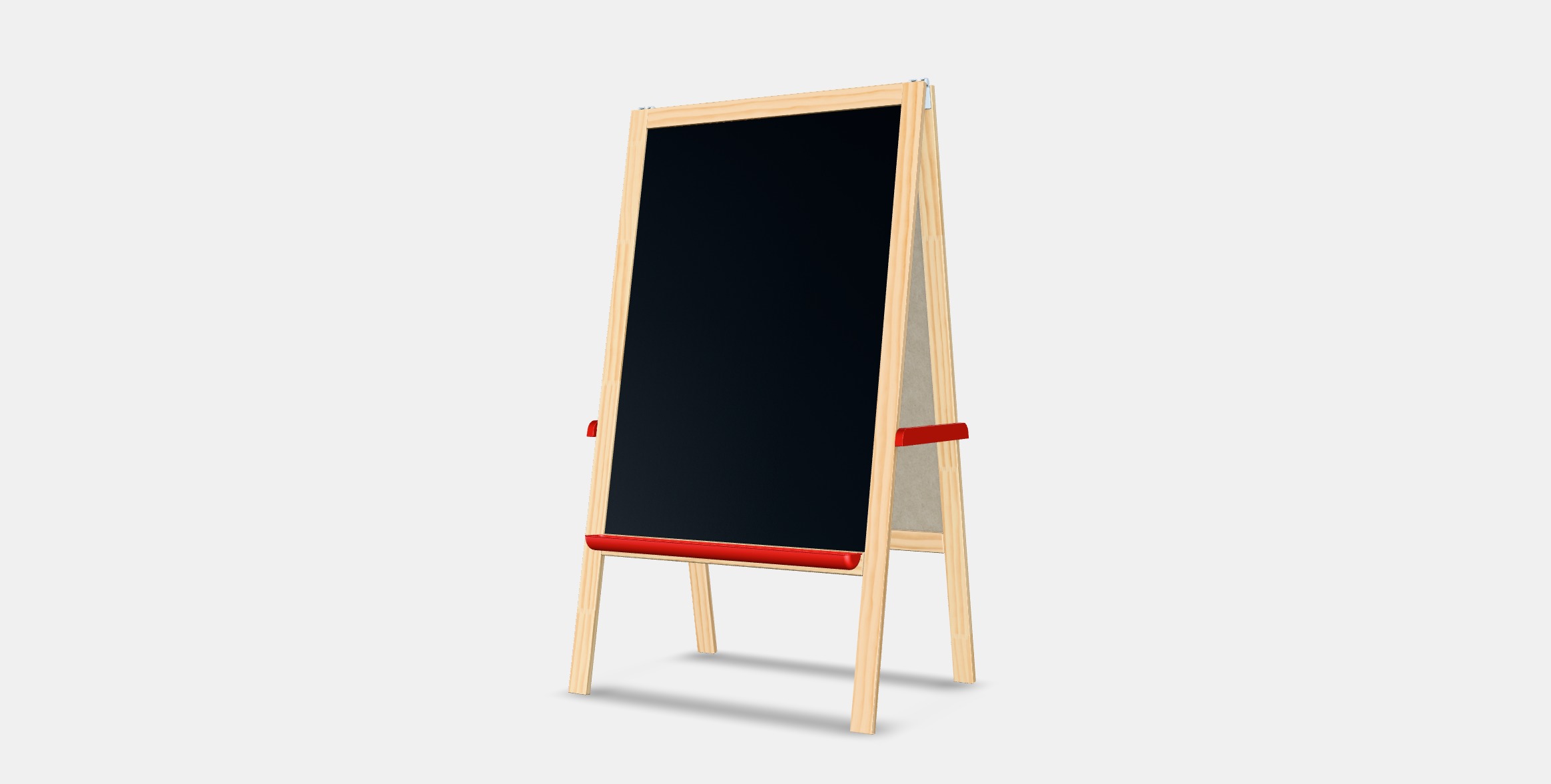 MALA Easel Low-poly 3D model_3