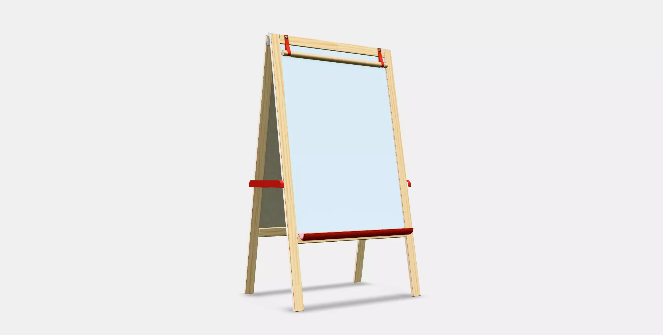 MALA Easel Low-poly 3D model_0