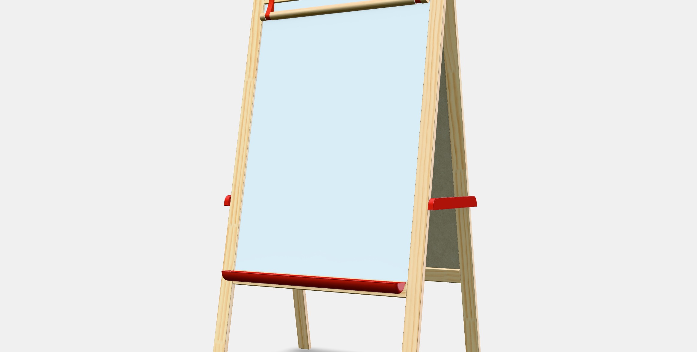 MALA Easel Low-poly 3D model_13