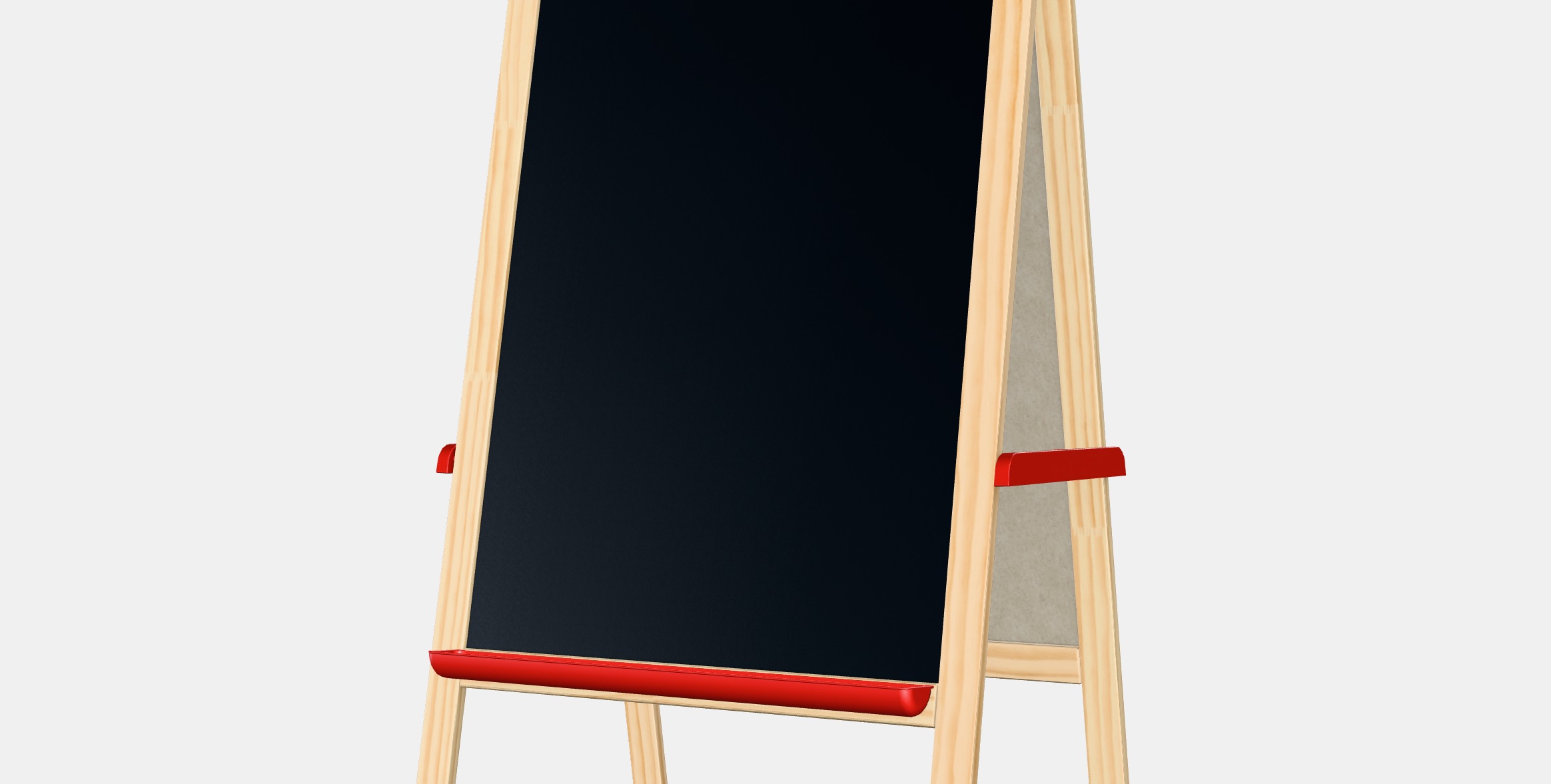 MALA Easel Low-poly 3D model_4