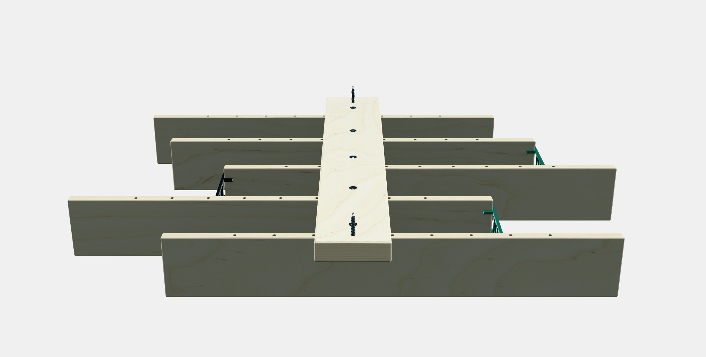 LUSTIGT Wall shelf Low-poly 3D model_7