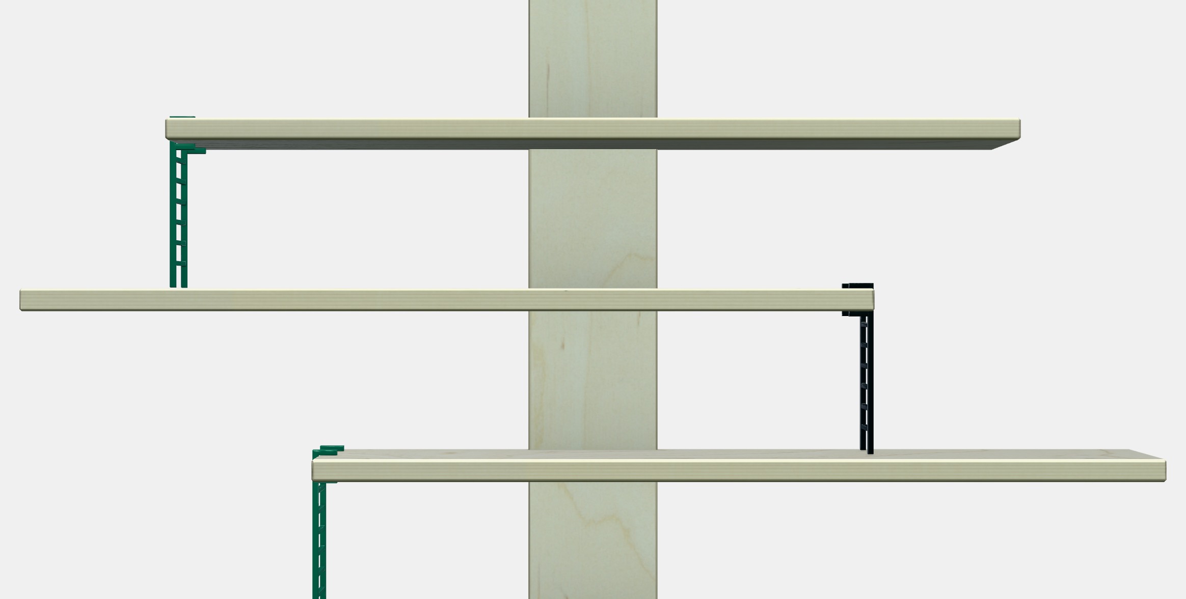 LUSTIGT Wall shelf Low-poly 3D model_11