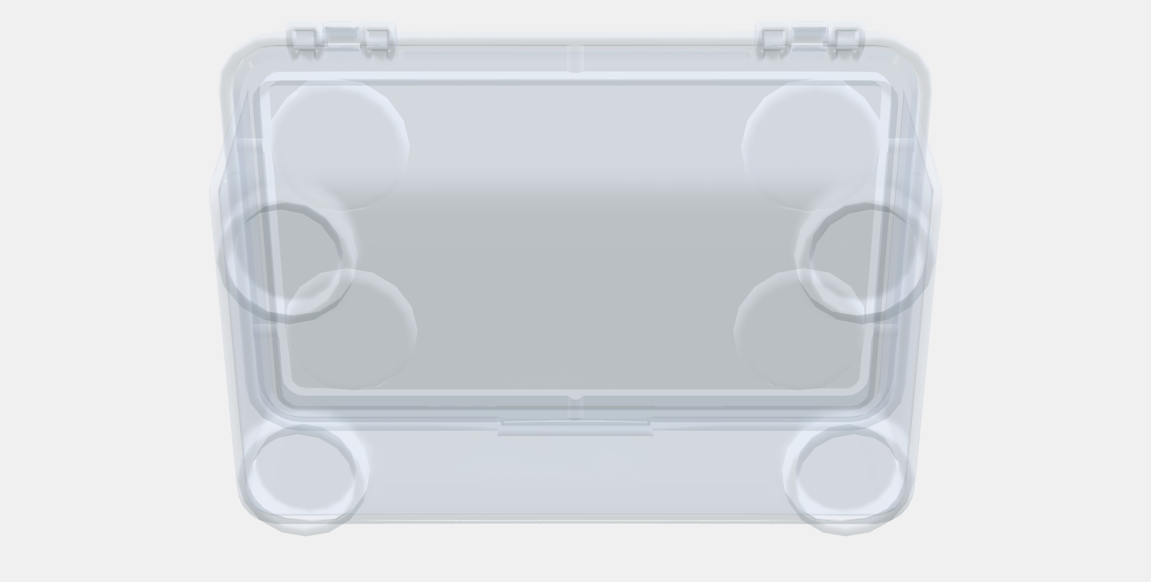 GLIS Box with lid Low-poly 3D model_7