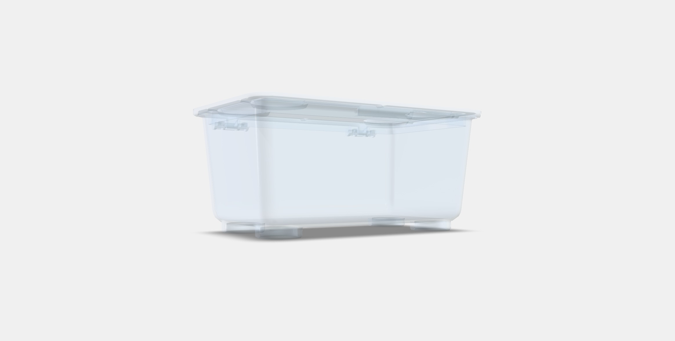 GLIS Box with lid Low-poly 3D model_3