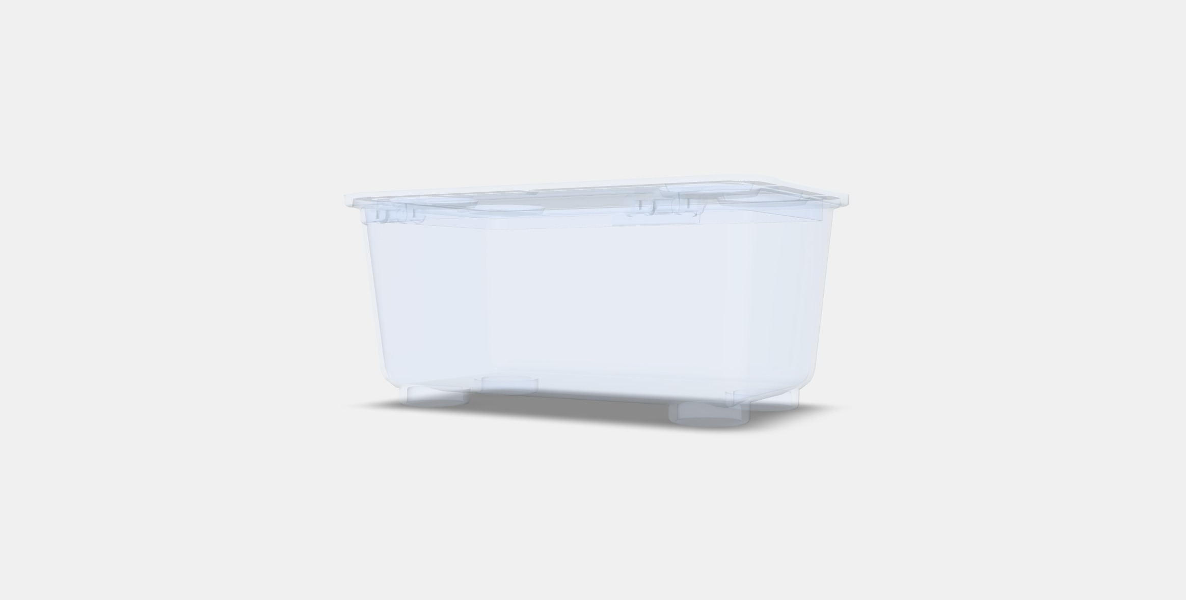GLIS Box with lid Low-poly 3D model_5