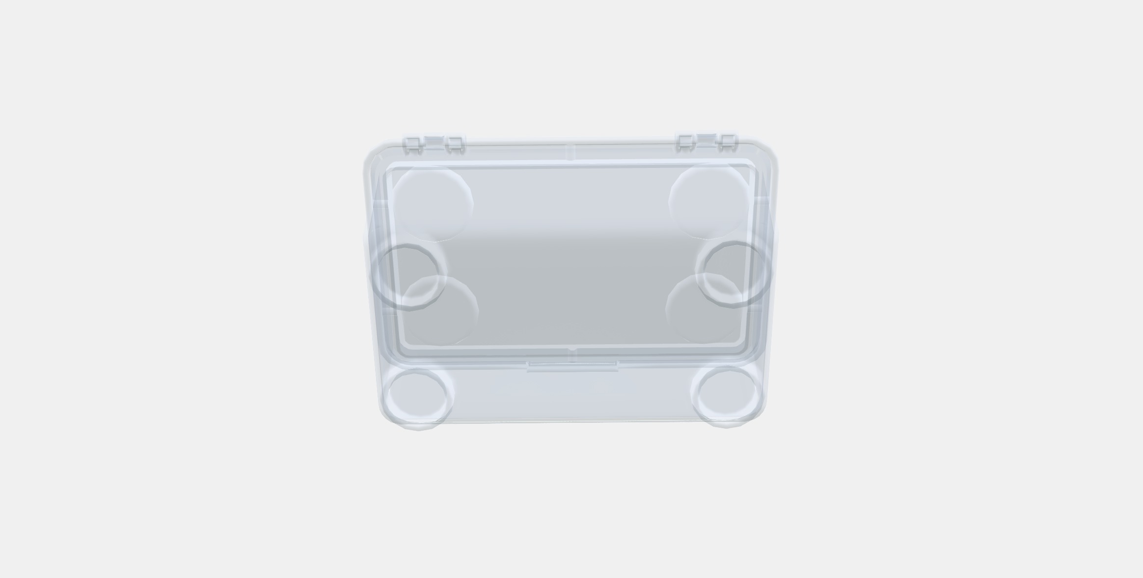 GLIS Box with lid Low-poly 3D model_8