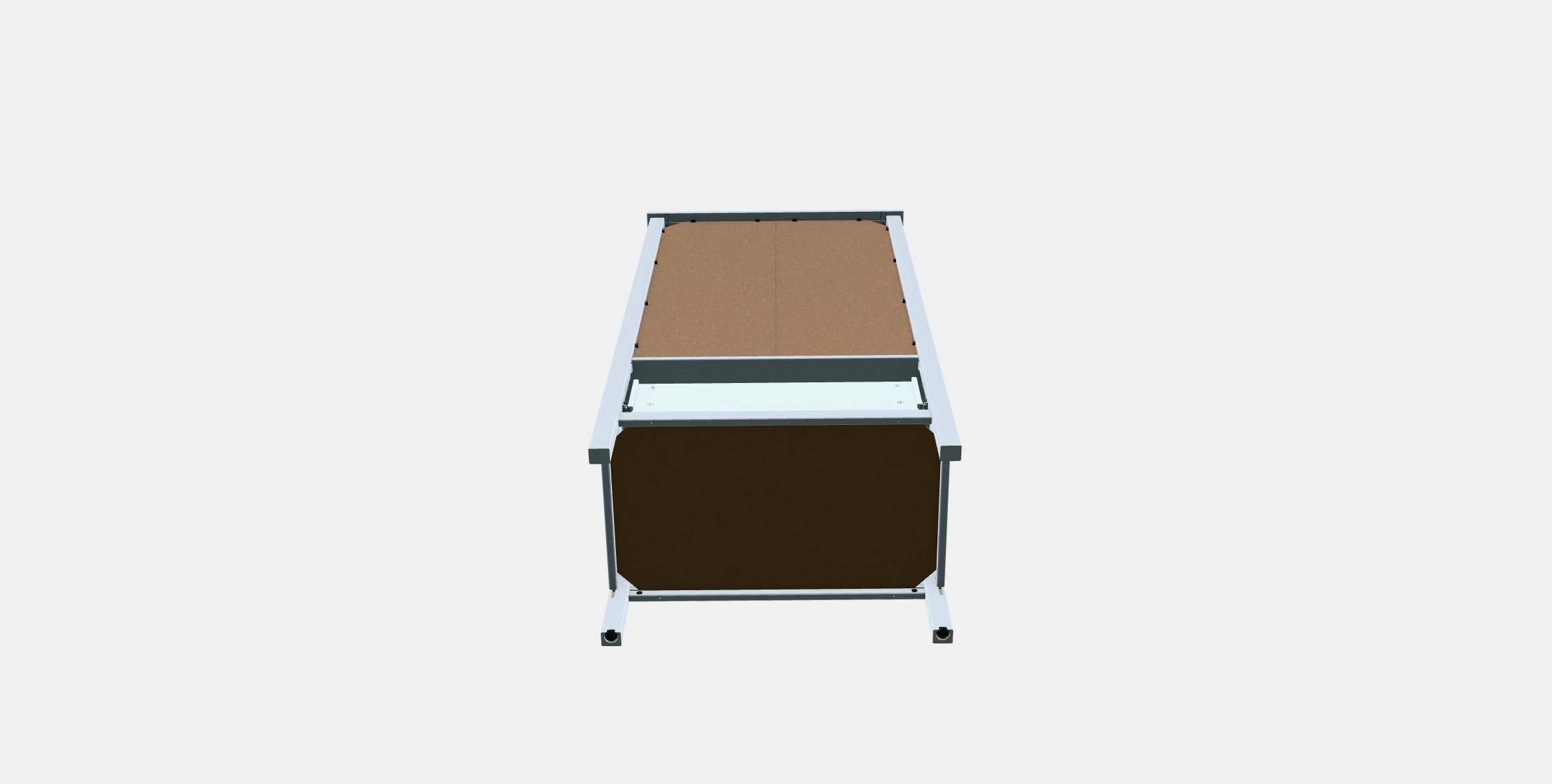 SUNDVIK Wardrobe 1 Low-poly 3D model_7