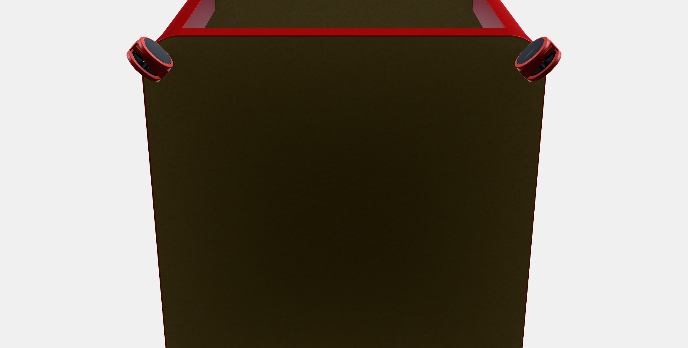 TINGBY Side table on castors 2 Low-poly 3D model_7