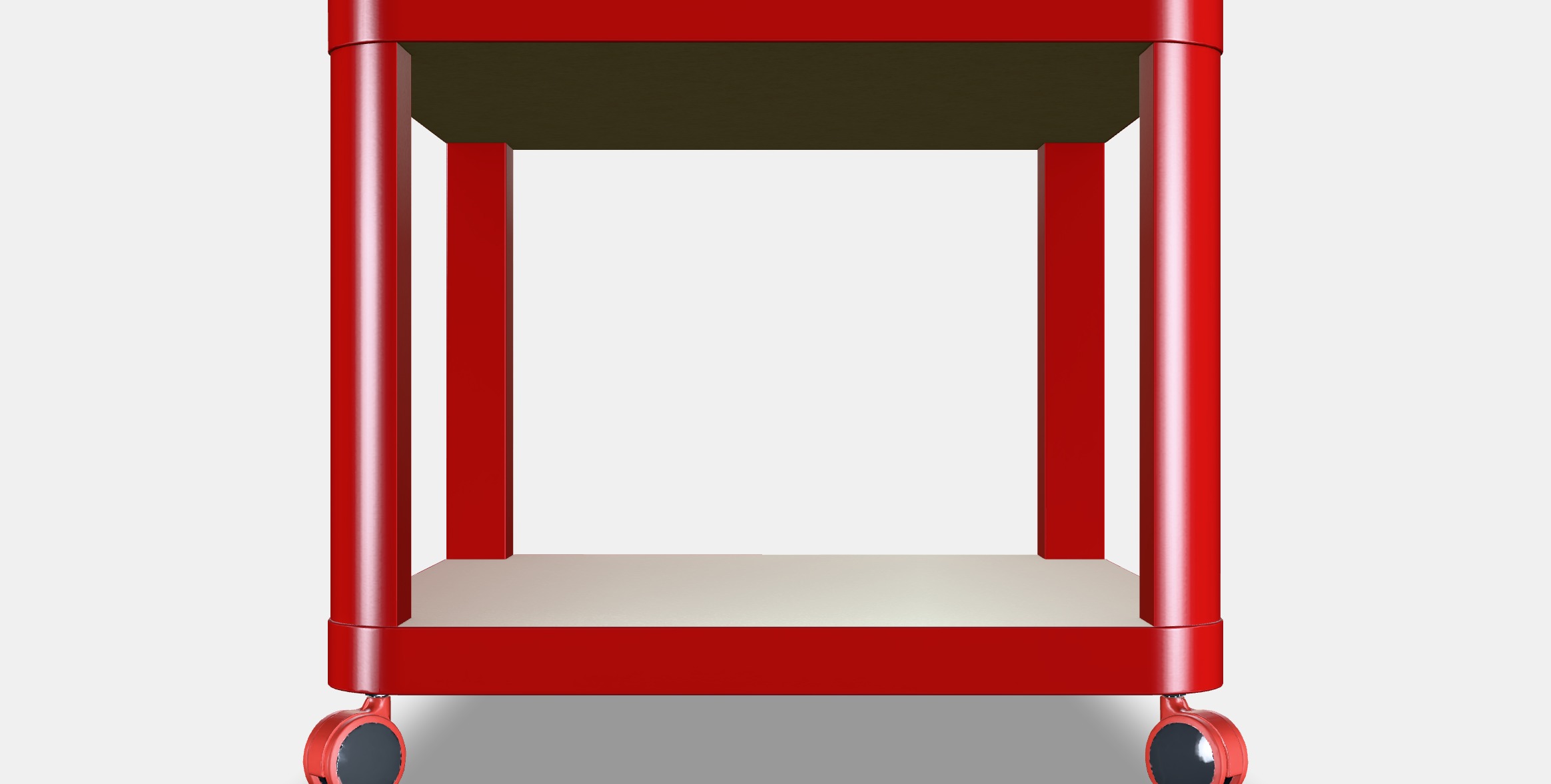 TINGBY Side table on castors 2 Low-poly 3D model_15