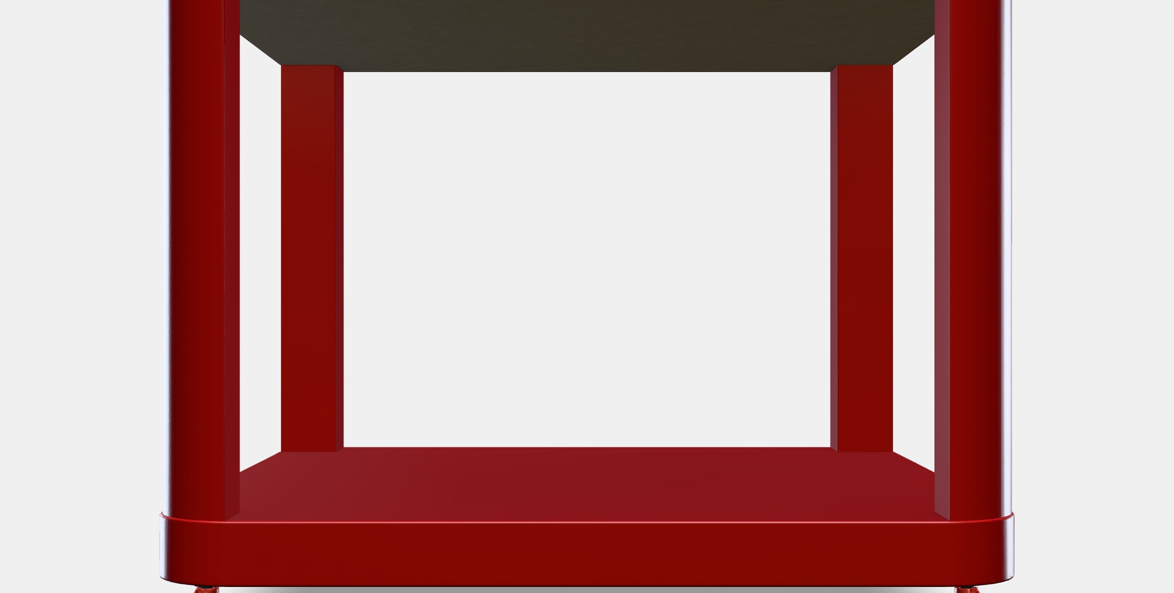 TINGBY Side table on castors 2 Low-poly 3D model_11