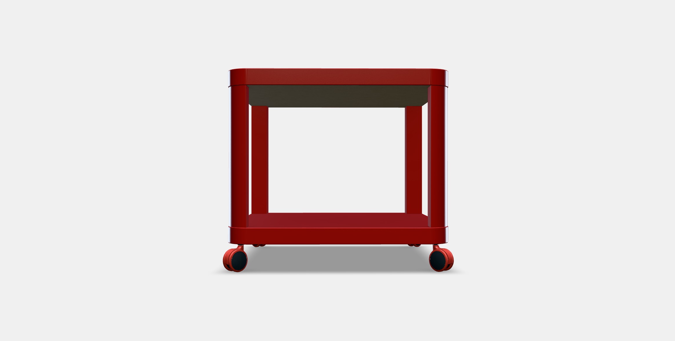 TINGBY Side table on castors 2 Low-poly 3D model_10