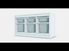 TROFAST Storage combination with boxes 1 Low-poly 3D model_1