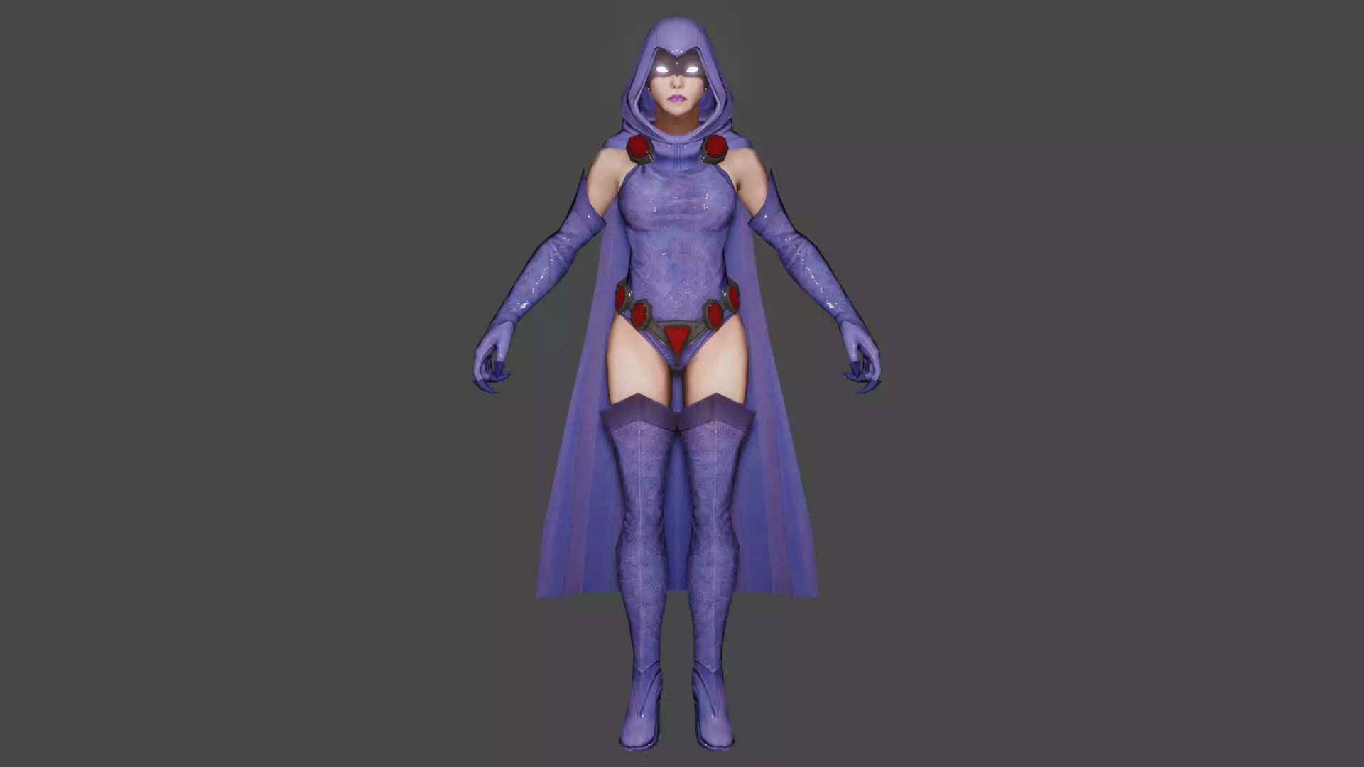Raven Low-poly 3D model_0