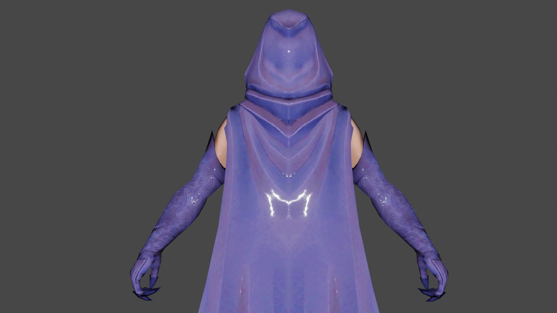 Raven Low-poly 3D model_5